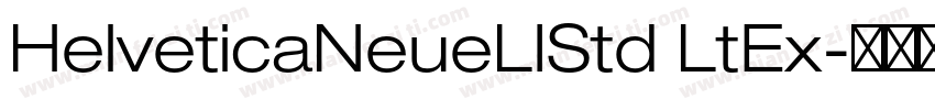 HelveticaNeueLIStd LtEx字体转换